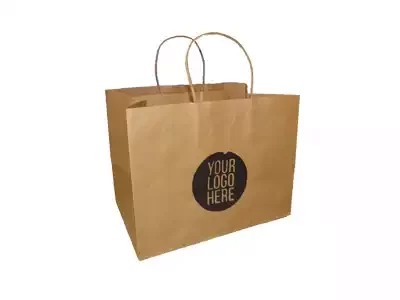 paper bag with logo